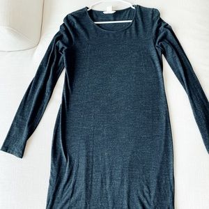 H&M Blue long sleeve dress